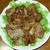 豚肉のウースターソース焼き＆きつね餃子