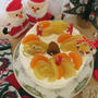 米粉のクリスマスシフォンケーキ♪全粒粉食パン♪