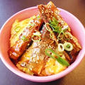秋刀魚缶丼とお味噌汁