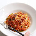 【10分で作れる】ツナとキャベツのトマトパスタのレシピ/作り方