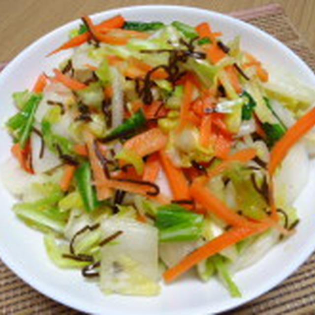 柚子胡椒風味の彩り即席漬け