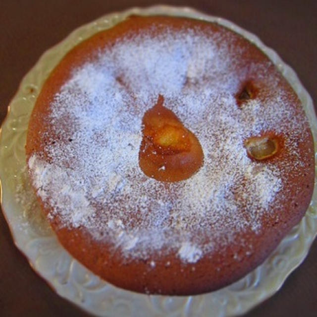 ラフランスのケーキ