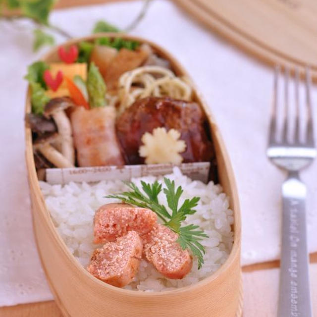 冷凍ストックを使った時短弁当