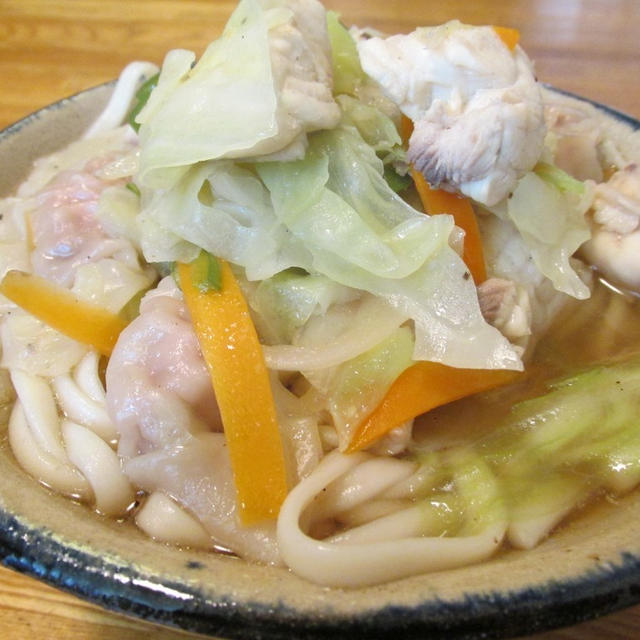 【旨魚料理】フグチャンポンうどん