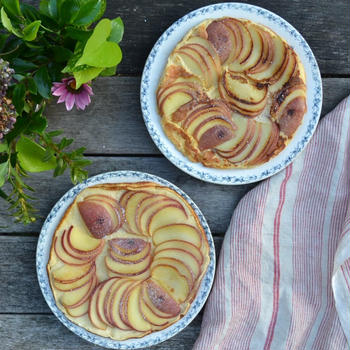 Apfelpfannkuchen ドイツ風りんごのパンケーキ