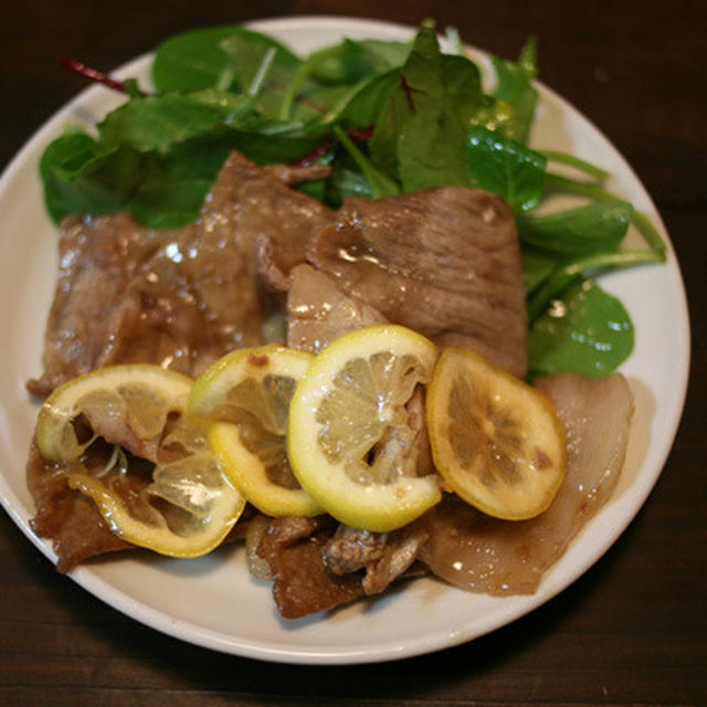 豚肉のはちみつレモン焼き