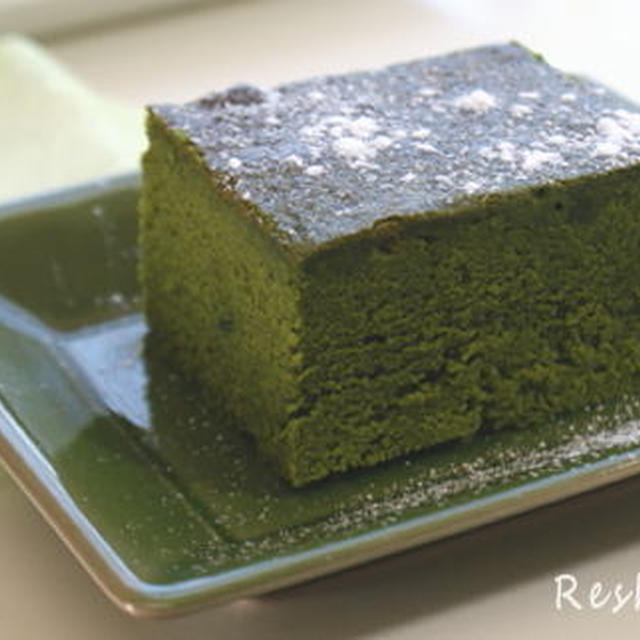 クリスマスにグリーンな抹茶ケーキ レシピ By レシピィさん レシピブログ 料理ブログのレシピ満載
