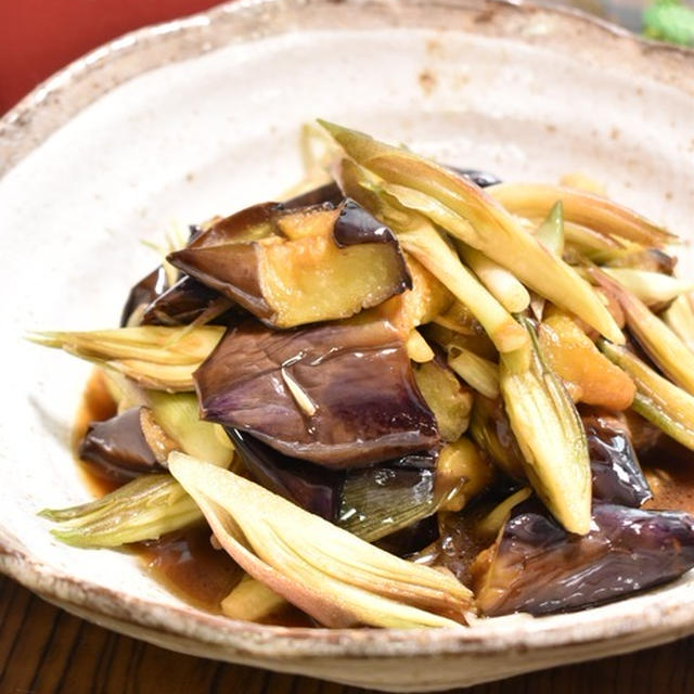 味付け簡単♪揚げ茄子とみょうがのポン酢和え