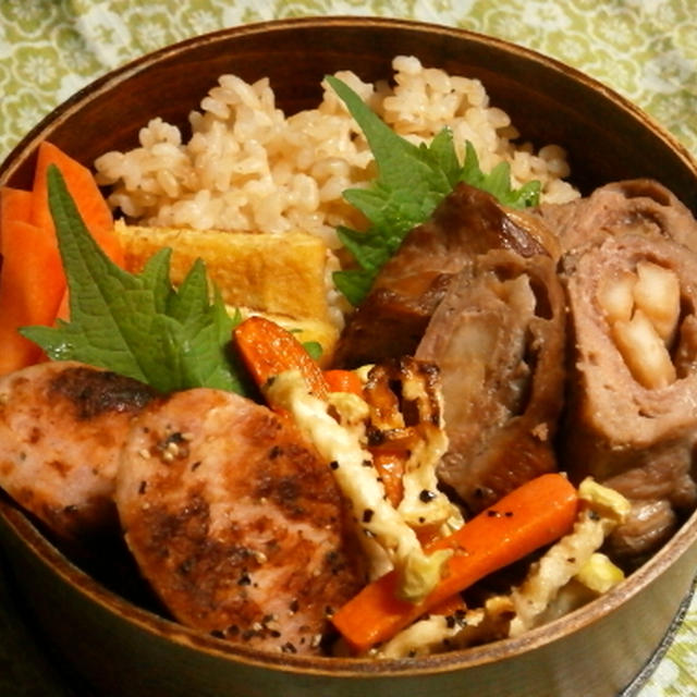 干し大根の豚ロール弁当