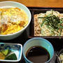 ■お外晩ご飯【カツ丼とお蕎麦のセット】