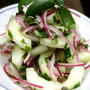 Cucumber Salad with Basil and Capersバジルときゅうりのさっぱりサラダ