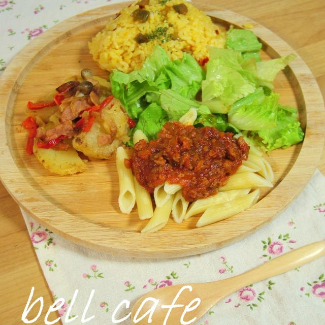 混ぜるだけ！お手軽パエリアのお夕飯