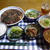 【夕食】お好み焼き・冬瓜と揚げの煮物・きんぴらごぼう…