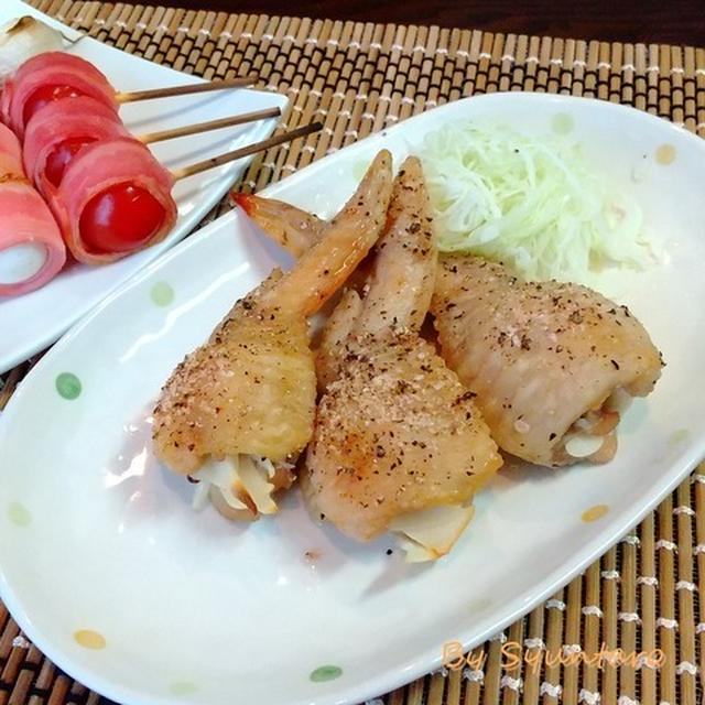 【大分野菜・手羽先・トースターレシピ】大分にんにく「がーりっくん🄬」で作る『手羽先のにんにく詰め』 #おおいたクッキングアンバサダー