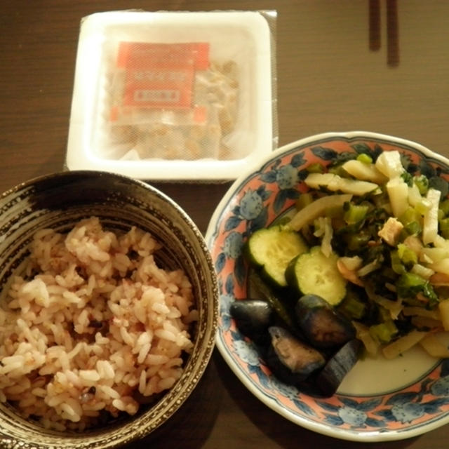 シンプルな和食朝食
