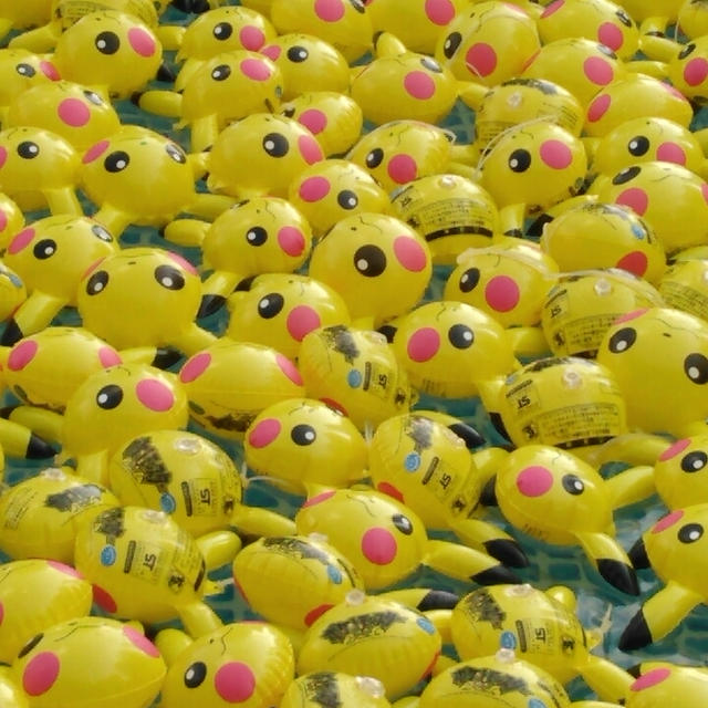 ピカチュウゲット☆ピカチュウヨーヨーつり
