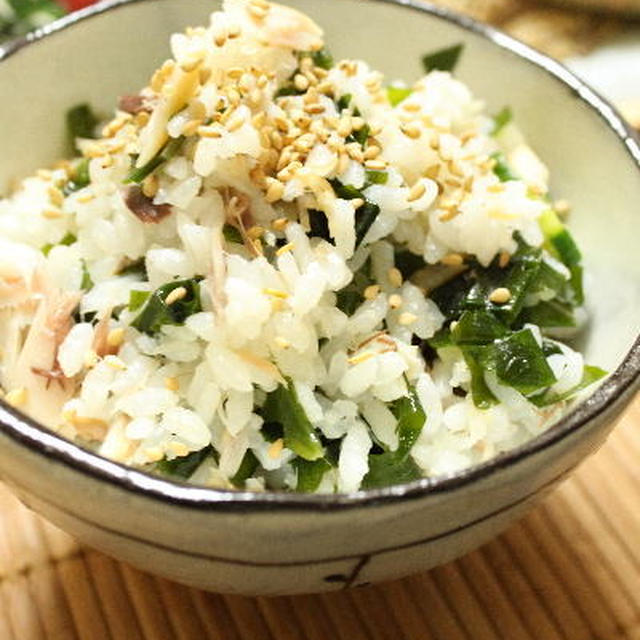塩サバの混ぜごはん　レシピ