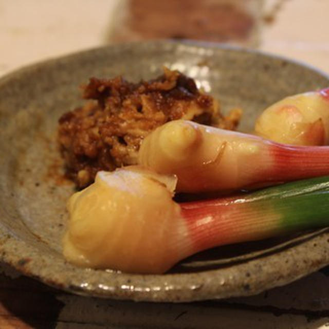 谷中生姜と味噌クリームチーズ