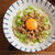 肉味噌釜玉うどん、乾麺のうどんを使うのがおすすめ！