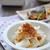 アレンジ冷奴-たたき梅つゆだれの冷奴。塩サバの香味焼き。*佐渡米だより6月号