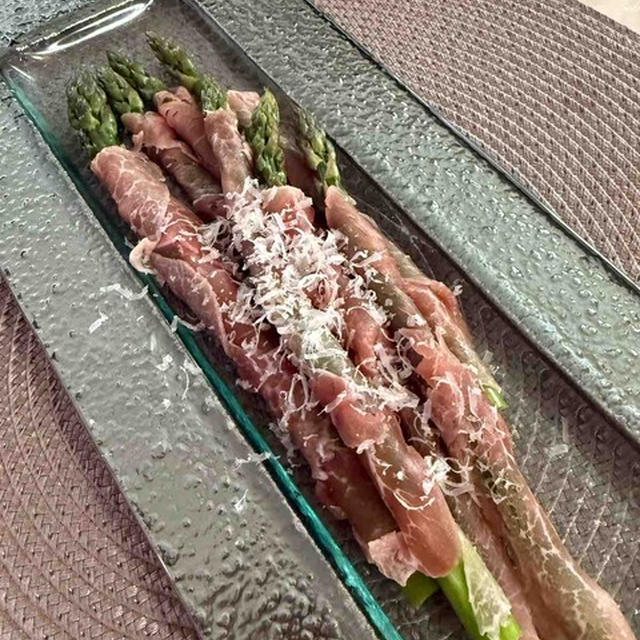＜レシピ＞蒸しいためで超絶美味しい♫ アスパラガスガスの生ハム巻き