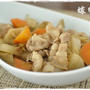 旨みじゅわ～和の煮物♪豚バラ薄切り肉と大根とゴボウ煮。