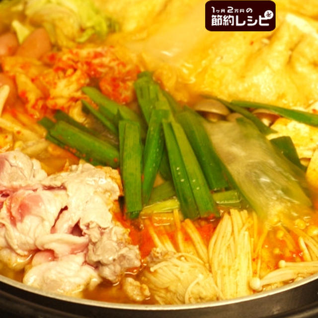 キムチ鍋　〆は米粉きしめん