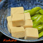 高野豆腐とスナップエンドウの煮物