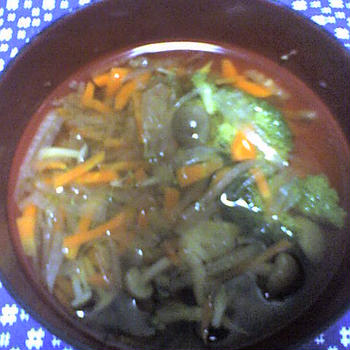 野菜たっぷりのお吸い物