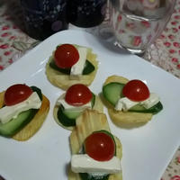 お料理レシピご紹介～簡単にできちゃう！澪をたっぷり含んだトマトとサクサクポテチのオードブル～