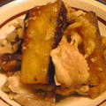 バンゴ覚書:揚げさつまいもと豚肉の甘辛炒め