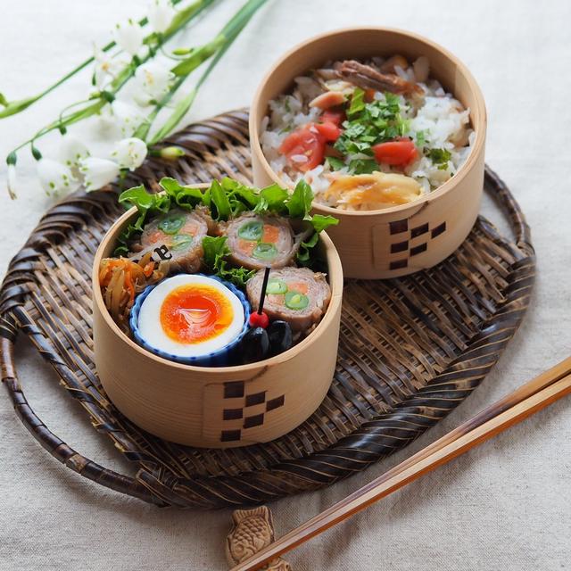 野菜の肉巻き弁当