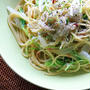 しらす、梅、新玉ねぎのさっぱりパスタ☆