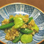 ２種類の豆と押し麦＆そば米の和サラダ：中欧の記憶（母の、ですが…）