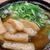 お昼はきつねうどん