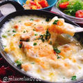 フライパン1つで米粉グラタン(動画レシピ)/Rice flour chicken gratin with frying pan. by みすずさん