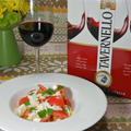 簡単おうちイタリアンはカプレーゼ、オーガニックの濃厚モッツァレラが美味しい〜。