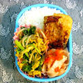おばばの青梗菜ともやしのたまご炒め弁当
