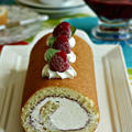Raspberry Jelly Filled Roll Cake