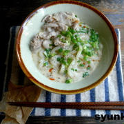【簡単！！】おすすめです！ぶっかけ豚しゃぶ豆乳うどん