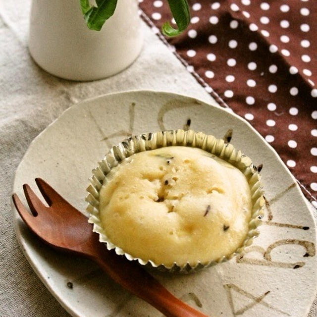 お兄ちゃんが作ったサツマイモカップケーキ