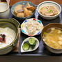 5.21【お家ごはん・夜】肌寒くて あったかい物❣️ﾃﾞｽ。煮物と煮付け。