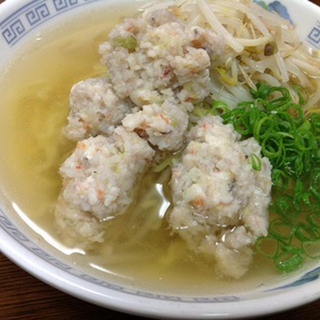 エビ団子入り塩ラーメン