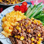 カット不要【コーンそぼろ】(動画レシピ)/Corn and ground meat.