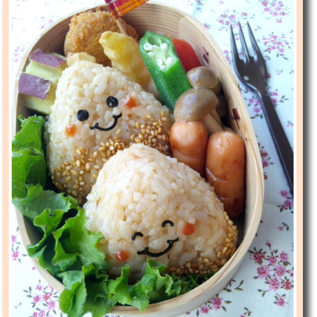 ごまぱうんど　＆　栗ちゃんべんとう。。