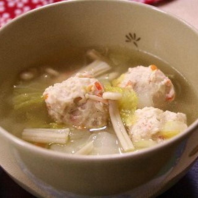 風邪に効く 鶏団子の白菜えのきスープ By クーピーさん レシピブログ 料理ブログのレシピ満載