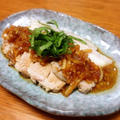 茹で豚をさっぱり食べる。