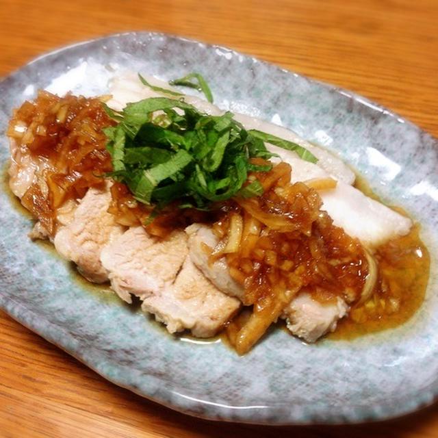 茹で豚をさっぱり食べる。