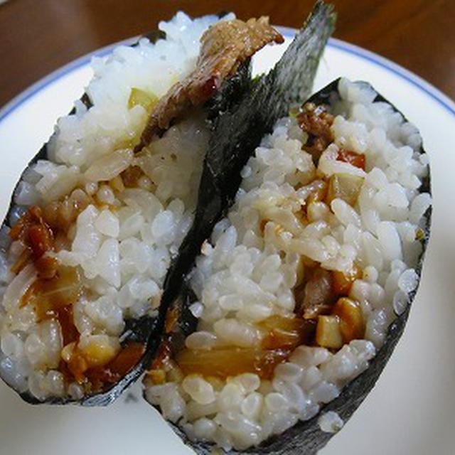 おにぎらず　を作ってみました