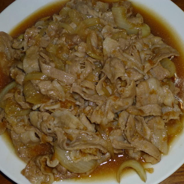豚のニンニク焼き炒め
